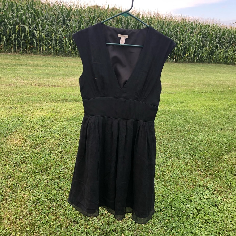 J.Crew silk black dress. LBD Very Nice!